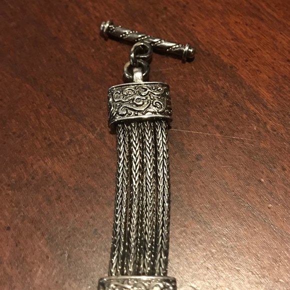 QVC Suarti & Sri Sterling Silver Scroll Watch main image 5